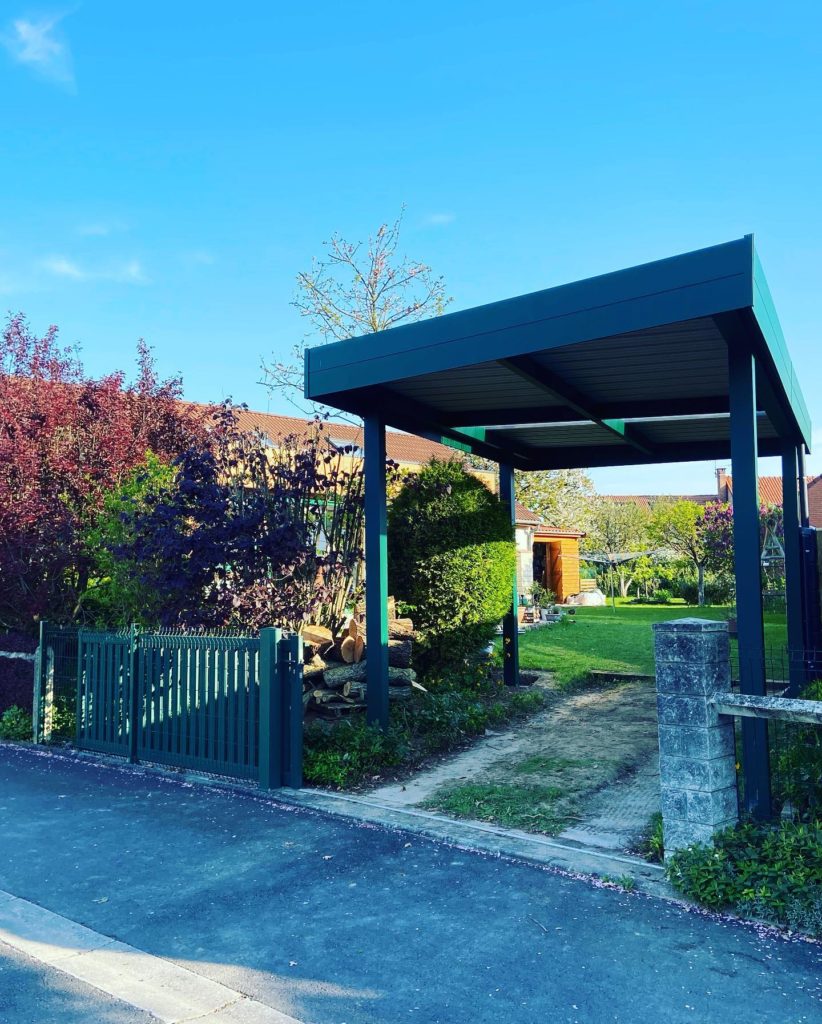 Carport autoportant camping car